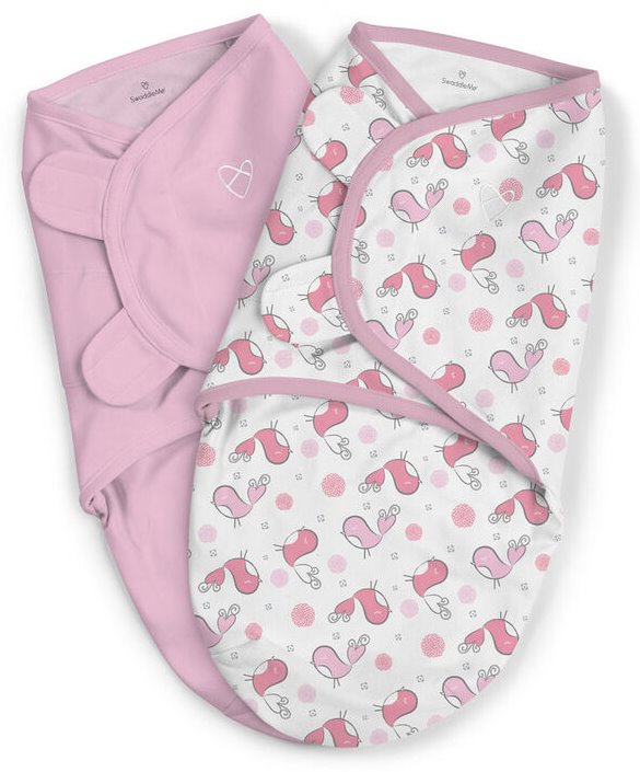 Sistem de infasare pentru bebelusi Summer Infant SwaddleMe Tweet Tweet (0-3 luni), 2 piese